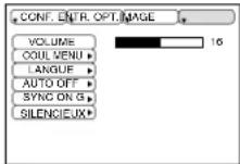 HITACHI CPS225W - Menu Options - 1