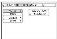 HITACHI CPS225W - Menu d'entrée - 1