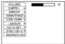 HITACHI CPS225W - Menu No Signal - 1