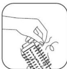 ROWENTA Brush Activ CF9320 - SENSO DI ROTAZIONE (C): - 7