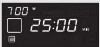 700 W 25:00 MIN