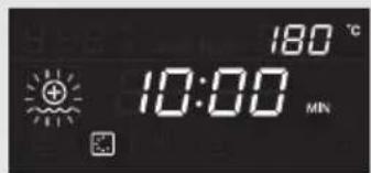 180 °C 10:00 MIN