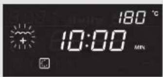 180 °C 10:00 MIN