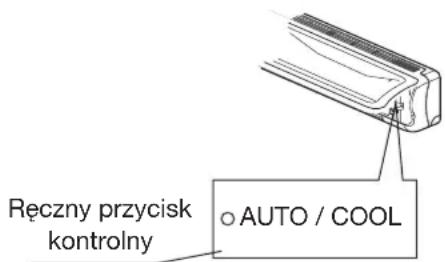 Ręczny przycisk kontrolny AUTO / COOL
