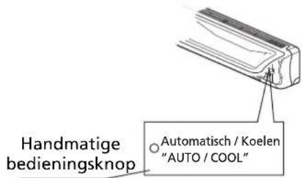 Handmatige bedieningsknop Automatisch / Koelen "AUTO / COOL"