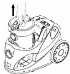 CLATRONIC BS 1248 - Filtro principale (nel raccoglipolvere) - 1