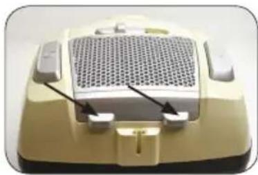 DOMO DO7265S - De luchtfilter of HEPA-filter schoonmaken - 1