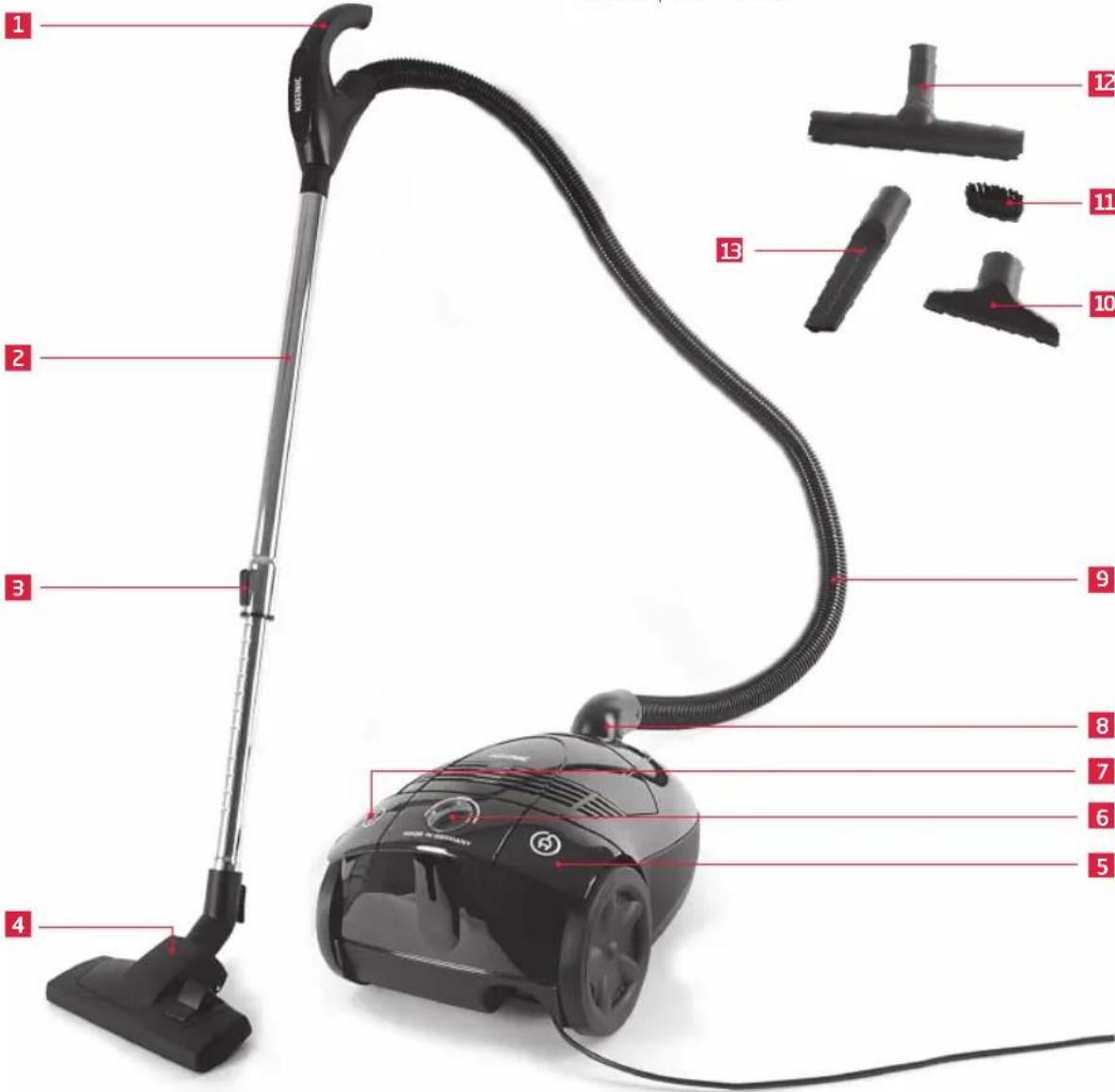 Koenic KVC150 - Accesorios - 1