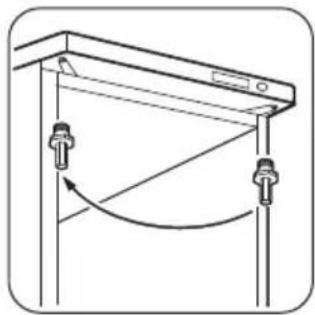 ZANUSSI ZFT 610 W - Waterpas zetten - 4
