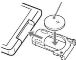 SONY TA-F501ES - Replacing the battery in the remote - 2