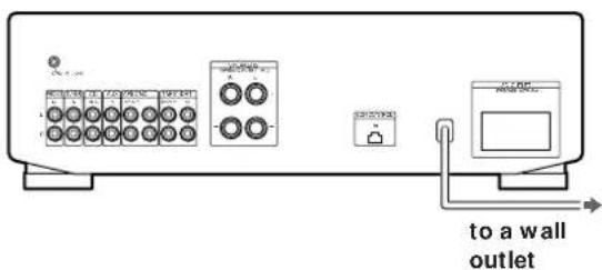 to a wall outlet