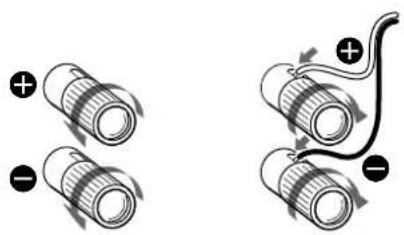 Diagram illustrating two mechanical or electrical setups with labeled components and directional arrows indicating motion or force.