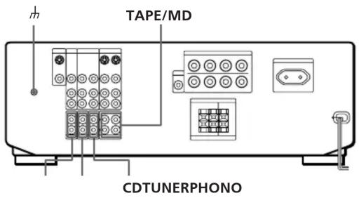 TAPE/MD CDTUNERPHONO
