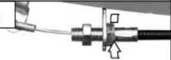 Mechanical assembly diagram showing a pipe connection with a valve and connector (no text or symbols visible)