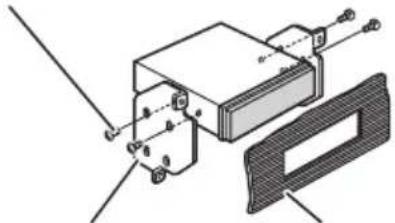 PIONEER DEH-3250UB - 2Apertedoisparafusosemcadalado. - 1