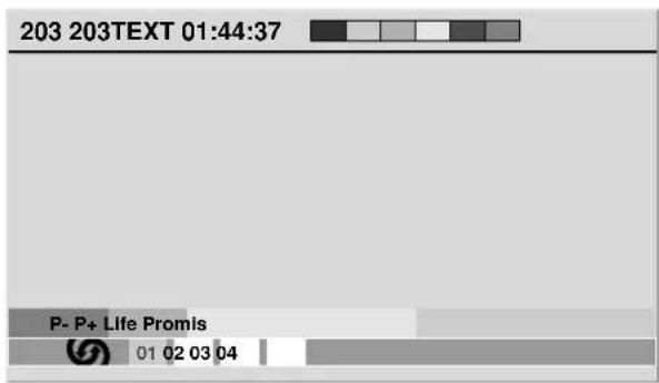 203 203TEXT 01:44:37 P- P+ Life Promis 01 02 03 04