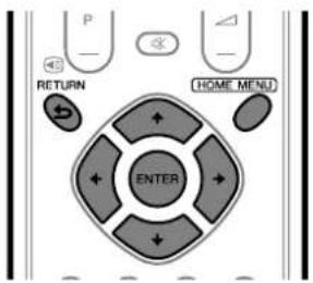 P RETURN ENTER HOME MENU