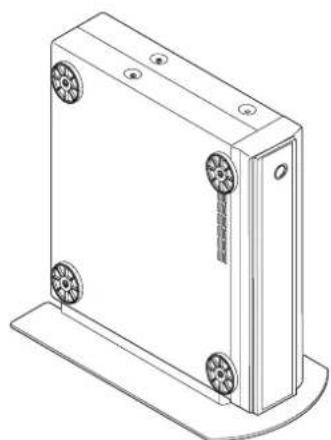 PIONEER PDP-R05G - Secure the vertical installation stand with screws. - 2