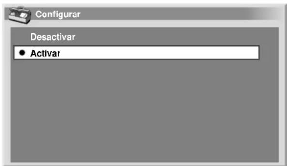 Configurar Desactivar • Activar