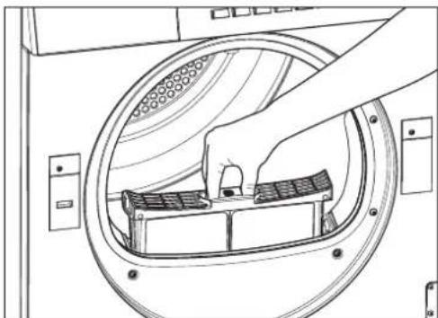 ELECTROLUX TWSL5M100 - Filter A reinigen / Reinigung nach jedem Trockenprogramm - 1