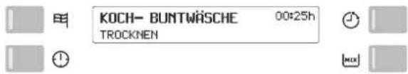 KOCH- BUNTWÄSCHE 00:25h TROCKNEN