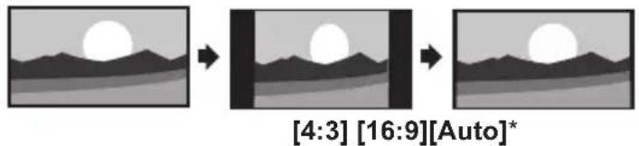 [4:3] [16:9][Auto]*