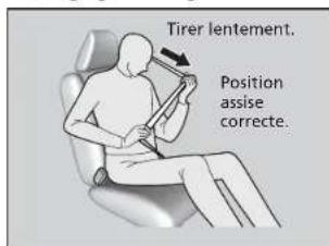 Tirer lentement. Position assise correcte.