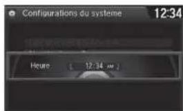 Configurations du système 12:34 Heure 12:34 µm