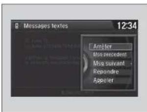 Messages texts 12:34 Arrêfer Mis precedent Mis suivant Repondre Appeler
