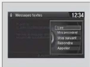 Messages textes 12:34 Miss precedent Miss suivant Respondre Appeler