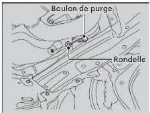 Boulon de purge Rondelle