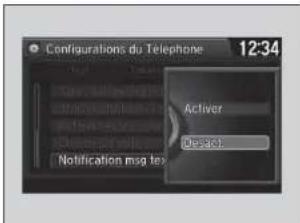 Configurations du Telephone 12:34 Activer Desert Notification mug tex