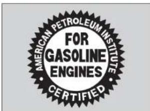 AMERICAN PETROLEUM INSTITUTE FOR GASOLINE ENGINES CERTIFIED
