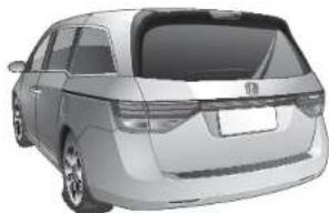Honda Odyssey (2014) - Pneu à plat P.511 - 1