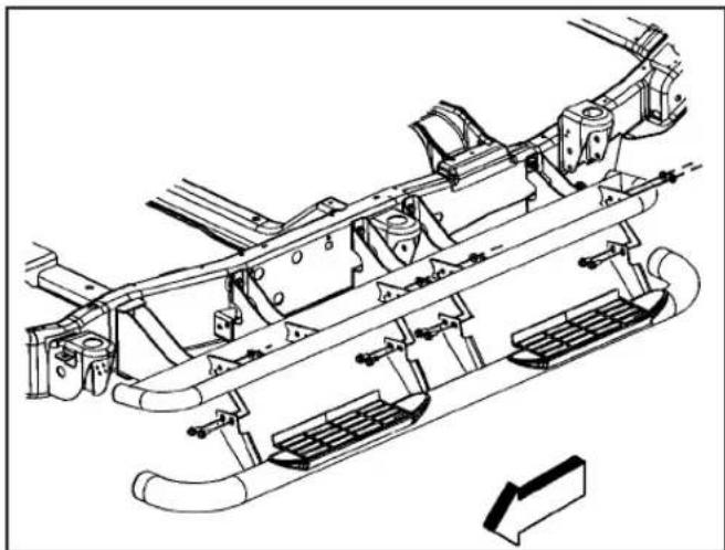 Hummer H2 (2003) - U-Type Side Steps - 5
