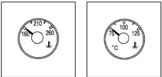 210 160 260 75 100 125 °C