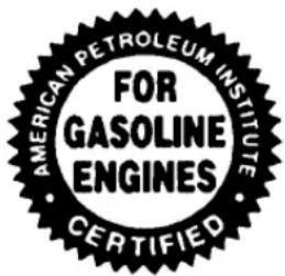 AMERICAN PETROLEUM INSTITUTE FOR GASOLINE ENGINES CERTIFIED