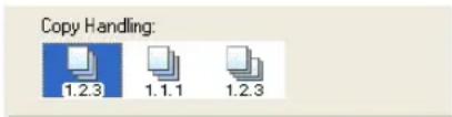 Copy Handling: 1.2.3 1.1.1 1.2.3