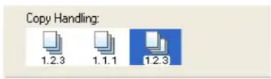 Copy Handling: 1.2.3 1.1.1 1.2.3