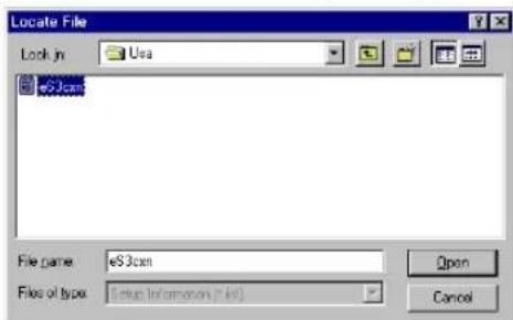 Locate File Lock in Use e83css File name: e83css Files of type: Setup Information (file) Open Cancel