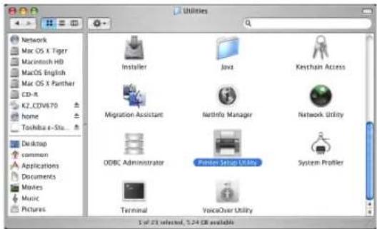 Network Mac OS X Tiger Macintosh HD MacOS English Mac OS X Panther CD-R K2_COV670 home Toshiba e-Ste... Desktop common Applications Documents Movies Music Pictures Installation Java Keethan Access Migration Assistant Netinfo Manager Network Utility ODBC Administrator Pioneer Setup Utility System Profiler Terminal VoiceOver Utility 1 of 23 selected, 5:24 GB available
