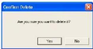 Confirm Delete Are you sure you want to delete it? Yes No
