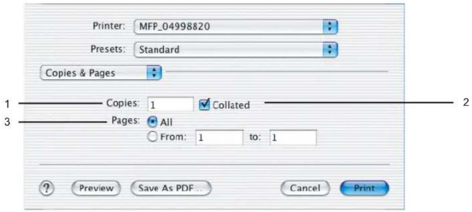 Printer: MFP_04998820 Presets: Standard Copies & Pages Copies: 1 Collated Pages: All From: 1 to: 1 Preview Save As PDF... Cancel Print