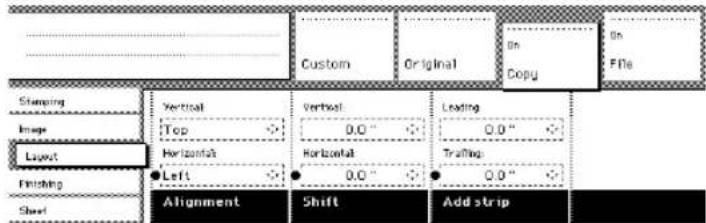 Custom Original In Copy In File Stamping Vertical Top Horizontal Left Shift Loading Horizontal Traffing Alignment Shift Add strip