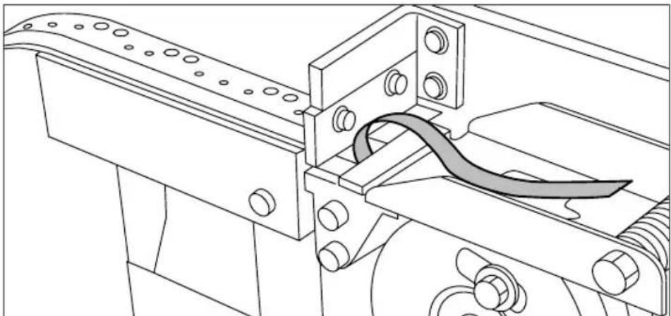 Océ TDS700 - Prepare the tape roll for operation - 2