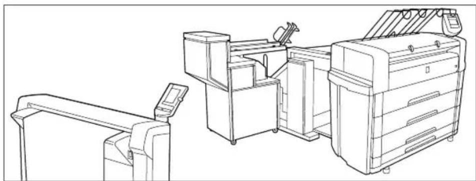 Océ TDS700 - The configuration of the Océ TDS700 - 2
