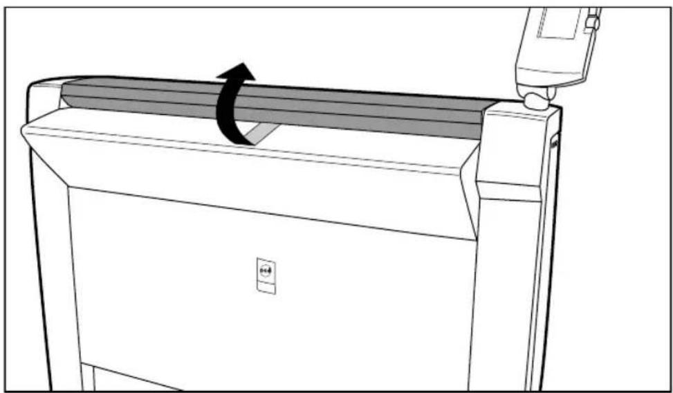 Océ TDS700 - How to remove a jammed original - 1