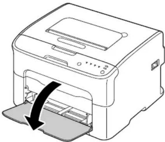 KONICA MINOLTA magicolor 1600W - Installing the Dust Cover - 1