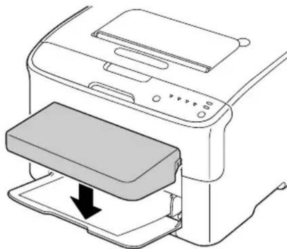 KONICA MINOLTA magicolor 1600W - Installing the Dust Cover - 2