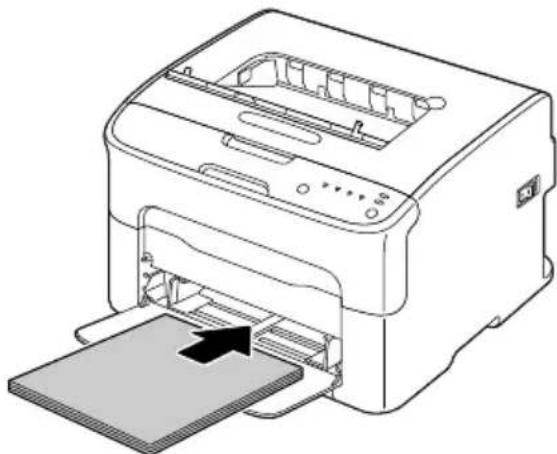KONICA MINOLTA magicolor 1600W - Loading Plain Paper - 4